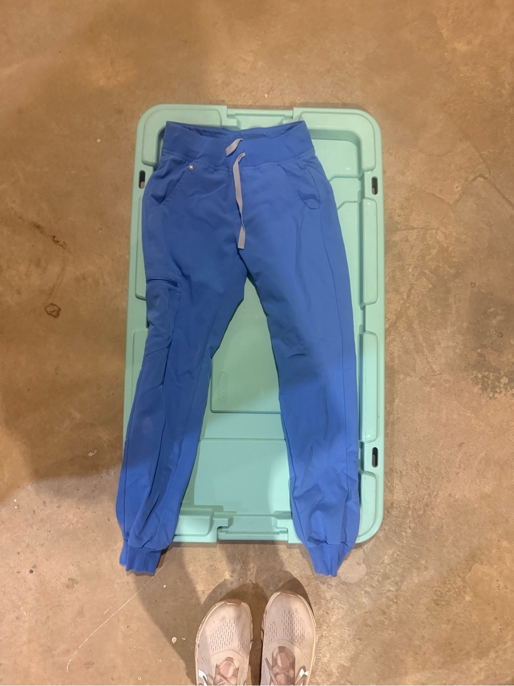 Figs Technical Collection Scrub Pants in Royal Blue